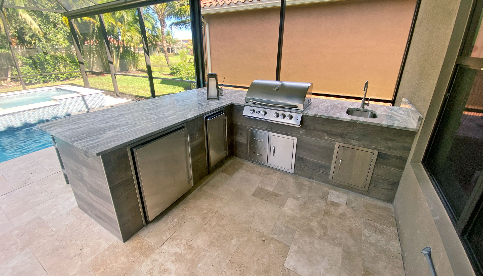 Outdoor Kitchen design by Pool and Deck Concepts